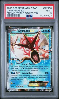 Pokemon Gyarados EX Black Star Promo XY106 XY Holo PSA 9 - Image 1