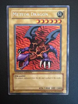 YUGIOH METEOR DRAGON MDP2-EN008 RARE LIMITED ED MP - Image 1