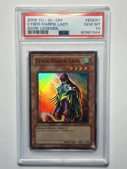 Yugioh Pop 2 PSA 10 Cyber Harpie Lady DLG1-EN097 Super Rare VERY HARD TO GRADE - Image 1