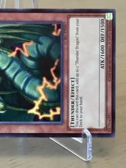 Yu-Gi-Oh! Thunder Dragon LCKC-EN067 Ultra Rare Unlimited NM Legendary Collection - Image 4
