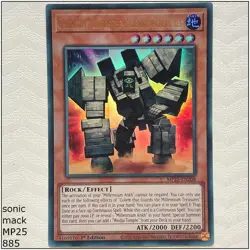 Golem that Guards the Millennium Treasures - MP25-EN208 - Ultra Rare 1st Yugioh - Image 1