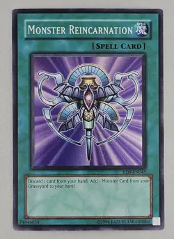 Monster Reincarnation RDS-EN045 Rise of Destiny Unlimited Super Rare Holo - Image 1