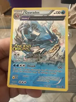 Pokemon TCG XY Ancient Origins Gyarados Holo XY60 BlackStar Prerelease Promo - Image 1