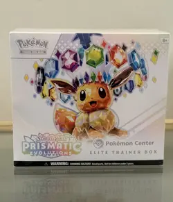 Pokemon TCG Prismatic Evolutions Pokemon Center Elite Trainer Box ETB Exclusive - Image 1
