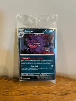 Pokemon GameStop Stamped Exclusive Gengar Promo Sealed 050/088 - Image 1