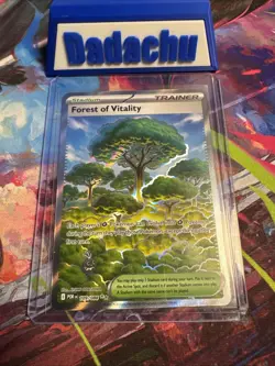 Pokemon Forest Of Vitality 109/088 NM Full Art Ultra Ball Perfect Order English - Image 1