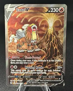 Entei v Crown Zenith Galarian Gallery Holo Ultra Rare Pokemon TCG GG36/GG70 - Image 1