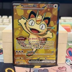 English Pokemon Perfect Order Meowth Ex Full Art (107/088). - Image 1