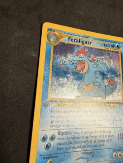 Pokemon Feraligatr 5/111 1st Edition Neo Genesis Holo Light Play LP - Image 5