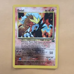 Pokemon Entei Promo 34 Holo Promo 80 HP 2001 English Pokemon TCG - Image 1