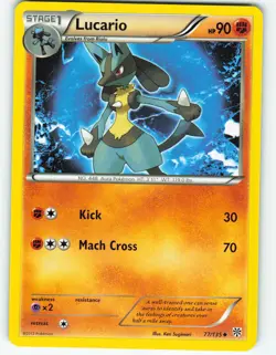 Lucario - 77/135 Plasma Storm - Pokemon TCG - 2013 - Image 1