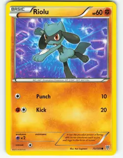 Riolu - 75/135 Plasma Storm - Pokemon TCG - 2013 - Image 1