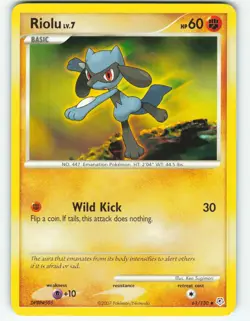 Riolu - 61/130 Diamond & Pearl - Pokemon TCG - 2007 - Image 1