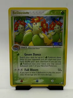 Vintage Pokemon Bellossom 3/115 EX Unseen Forces STAMPED Reverse Holo Rare 2005 - Image 1