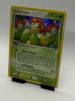 Vintage Pokemon Bellossom 3/115 EX Unseen Forces STAMPED Reverse Holo Rare 2005 - Image 2
