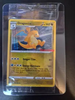 Pokemon Dragonite GameStop Sealed Pre-Launch Promo Holo Silver Tempest 131/195 - Image 1