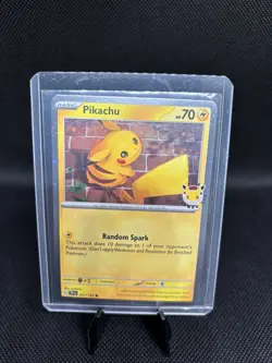 ⚡Pokemon TCG Pikachu Pokemon Day Promo 🐱051/162 - Image 1