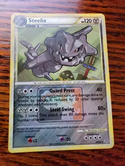 Pokemon 1x NM/LP Cross Hatch Holo Steelix - 24/95 - Pokemon League Promo Promo - Image 1