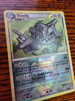 Pokemon 1x NM/LP Cross Hatch Holo Steelix - 24/95 - Pokemon League Promo Promo - Image 3