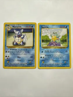 Pokemon TCG Squirtle 63/102 Wartortle Base Set 2 63/130 Regular Uncommon - Image 1