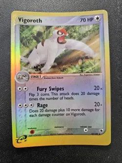 Pokemon EX Ruby Sapphire Vigoroth Reverse Holo 47/109 EXCELLENT - Image 1