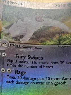 Pokemon EX Ruby Sapphire Vigoroth Reverse Holo 47/109 EXCELLENT - Image 4