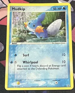 2004 Pokemon Black Star Promo Mudkip Holo Lightly Played No.18 - Image 1