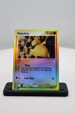 Pokemon TCG - Makuhita 57/109 Ruby and Sapphire Reverse Holo LP - Image 1