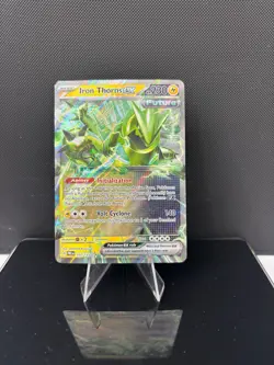 Pokemon Prismatic Evolutions Iron Thorns EX 032/131 Double Rare Holo - Image 1