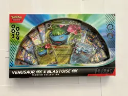 Pokemon TCG: Venusaur ex & Blastoise ex Premium Collection - New & Sealed - Image 1