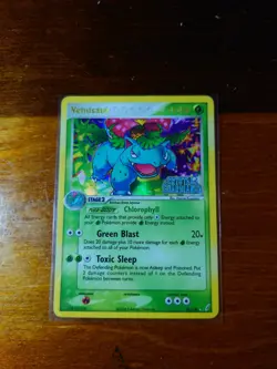 Pokemon Venusaur 28/100 Crystal Guardians Rare Reverse Holo Stamped LP - Image 1