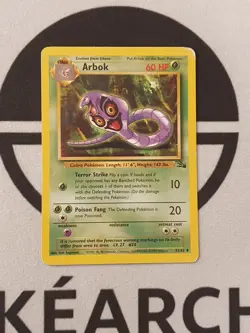 Pokemon Karte Arbok 31/62 Fossil Set Pokemon Original TCG 1999 Vintage - Image 1