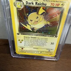 Dark Raichu Holo 1st Edition 83/82 Pokemon WOTC Team Rocket CGC 8 NM-Mint - Image 3