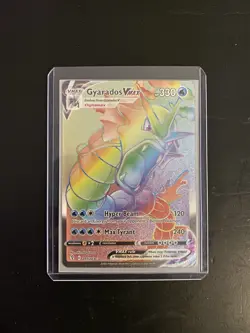 Pokemon TCG Gyarados VMAX 207/203 NM Rainbow Secret Sword&Shield Evolving Skies - Image 1