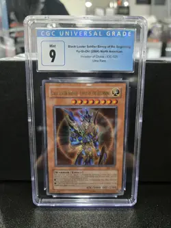 CGC 9 2004 Yugioh Black Luster Soldier Envoy Of The Beginning - IOC-025 - Image 1