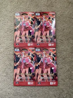 One Piece Heroines Sealed EB-03 Booster English 4 Packs SHIPS IMMEDIATELY - Image 1