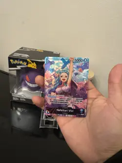 One Piece Nefeltari Vivi OP04-001 Kingdoms of Intrigue Alt Art Leader -Near Mint - Image 3