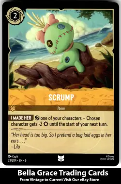 Scrump #33/204 Azurite Sea Disney lorcana Uncommon - Image 1