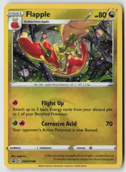 Flapple - SWSH189 - SWSH: Sword & Shield Promo Cards Holo - PTCG - LP - Image 1