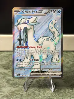 🔥 Chien-Pao ex 236/193 Ultra Rare NM/M | Paldea Evolved 2023 Pokemon Card - Image 1
