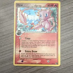 Pokemon Mew Delta Species Holo Rare POP Series 5 003/017 60HP Psychic Card - Image 1