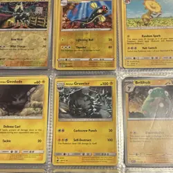 Pokemon TCG Electric Type Card Lot Pikachu Electabuzz Plusle Rotom Foil 18 Cards - Image 2