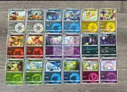 Eevee Evolution 100 * 99 cards set & 70 * 117 cards set S-Chinese cbb2c Holo NM - Image 2