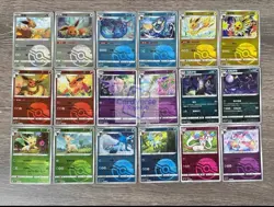 Eevee Evolution 100 * 99 cards set & 70 * 117 cards set S-Chinese cbb2c Holo NM - Image 3