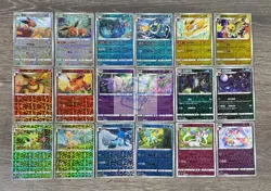 Eevee Evolution 100 * 99 cards set & 70 * 117 cards set S-Chinese cbb2c Holo NM - Image 4