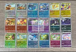 Eevee Evolution 100 * 99 cards set & 70 * 117 cards set S-Chinese cbb2c Holo NM - Image 5