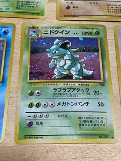 Japanese Vintage Pokemon Card Holo Rare Lot - Zapdos, Scyther, Nidoqueen - Image 4