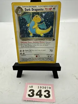 Pokemon Dark Dragonite Holo Rare TCG Card 5/82 HP - Image 1