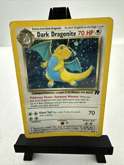 Pokemon Dark Dragonite Holo Rare TCG Card 5/82 HP - Image 2