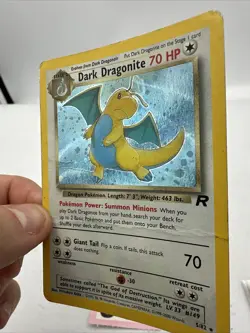 Pokemon Dark Dragonite Holo Rare TCG Card 5/82 HP - Image 4